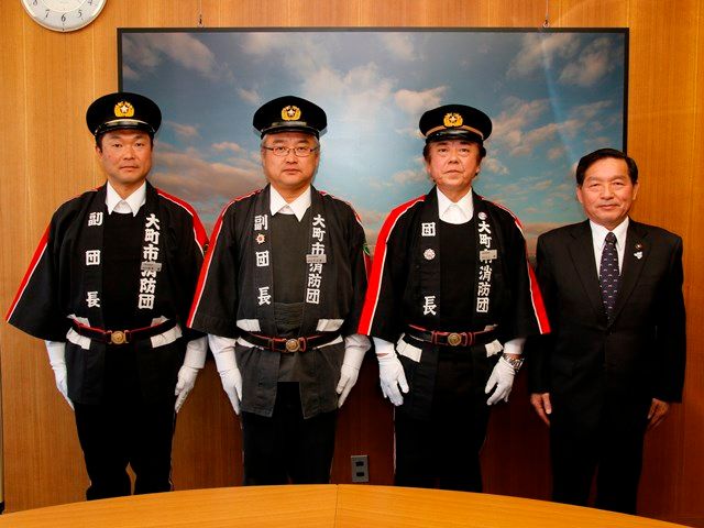 地域の安心・安全を守る　消防団長に川上昇さんが就任