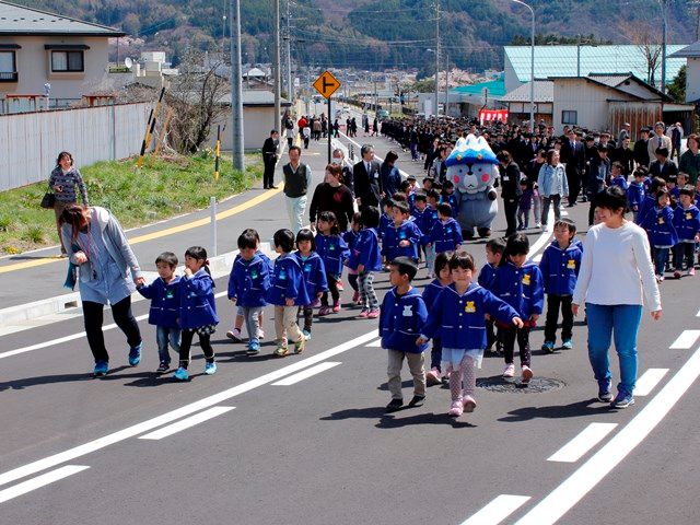 街路　若宮駅前線が全線開通