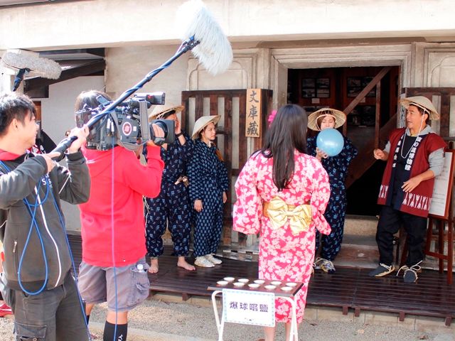 台湾のテレビ番組が市内でロケ