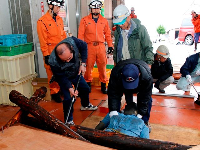 神城断層地震から１年　教訓生かした消防訓練