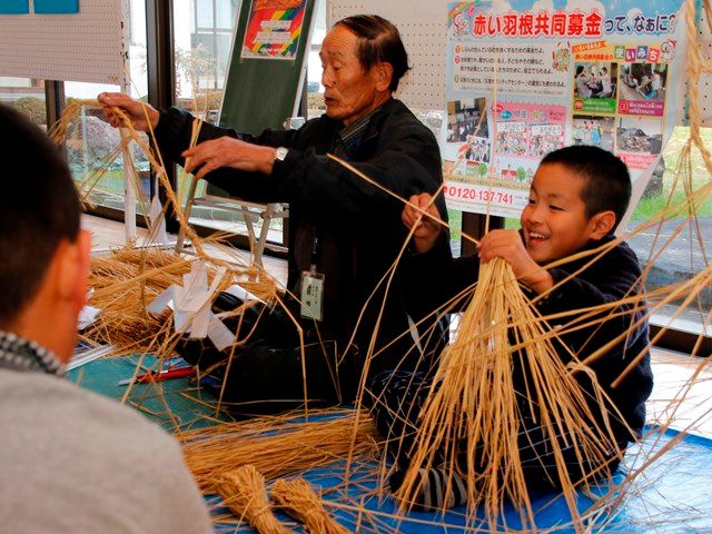 地域の人と交流し伝統を学ぶ　郷土学習　八坂公民館