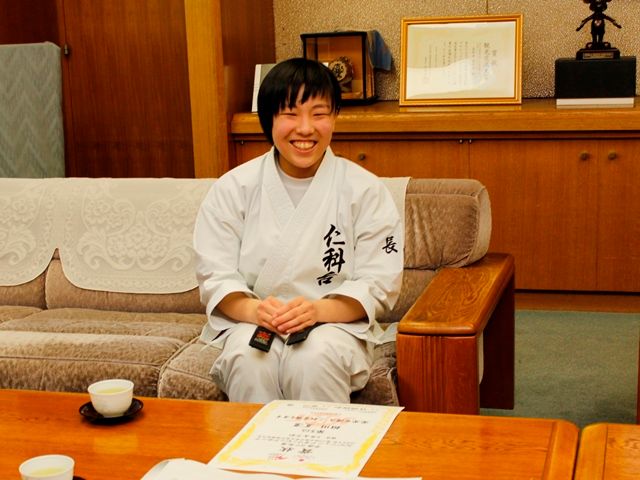 相川夏凜（かりん）選手が５位入賞　全国中学生空手大会