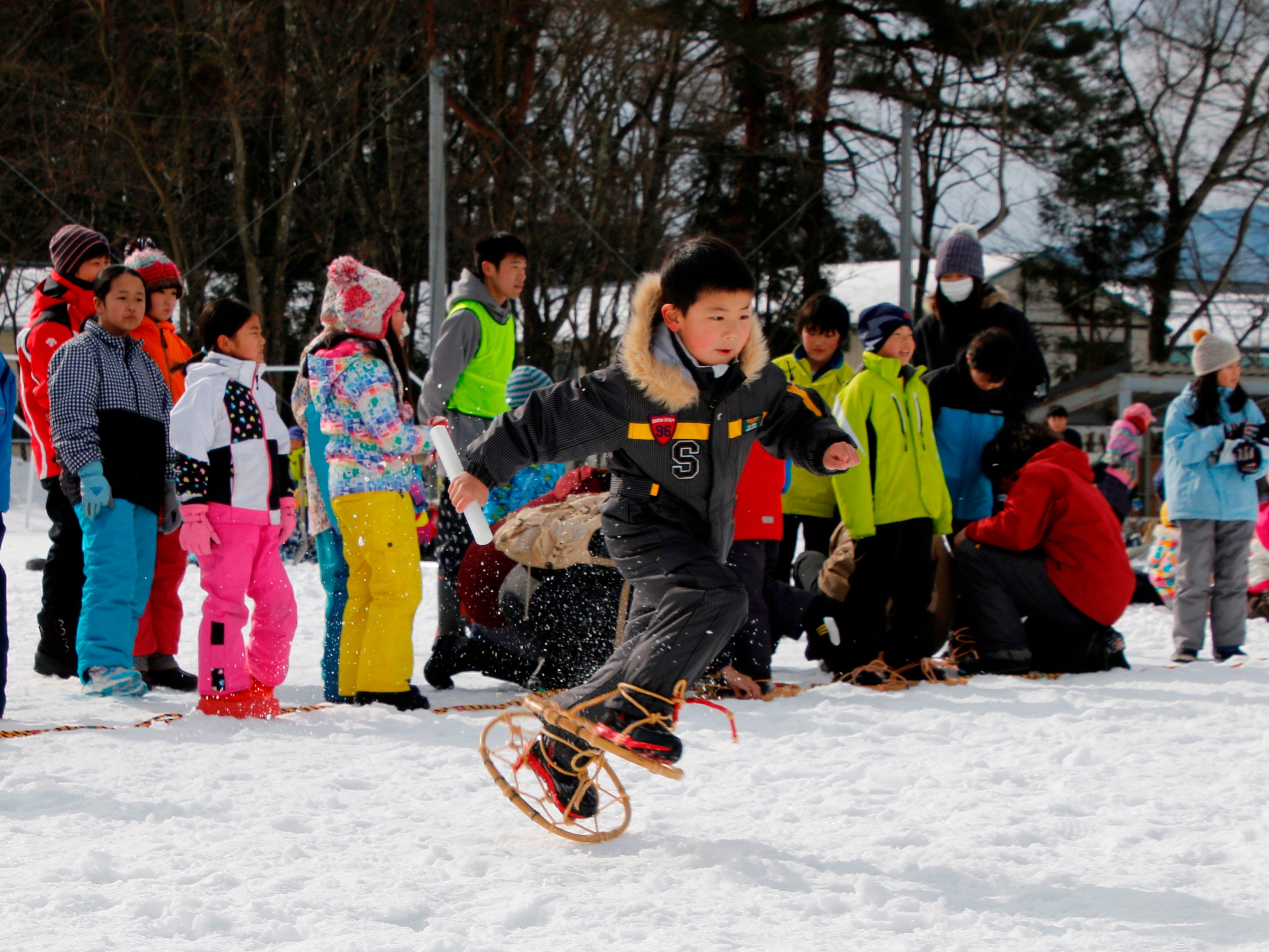 地域の絆で優勝目指せ　平地区雪上運動会