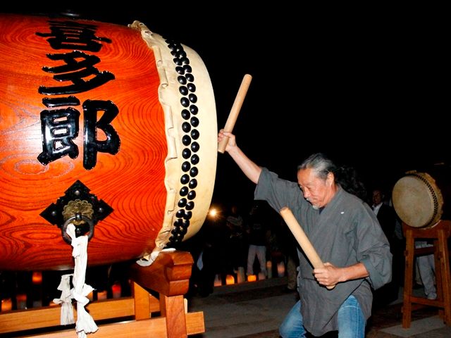 ２０１４北アルプス奉納太鼓1